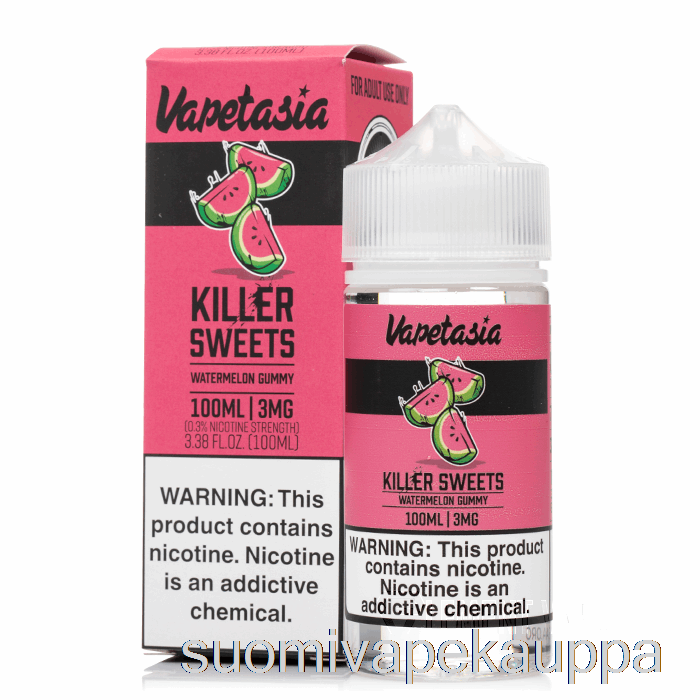 Vape Netistä Vesimeloni Kuminen - Vapetasia - 100ml 0mg